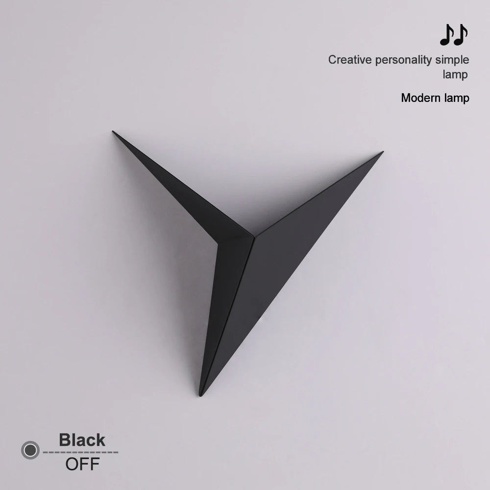 ✨Lampada da Parete LED Moderna Minimalista a Forma di Triangolo – Stile Nordico 3W