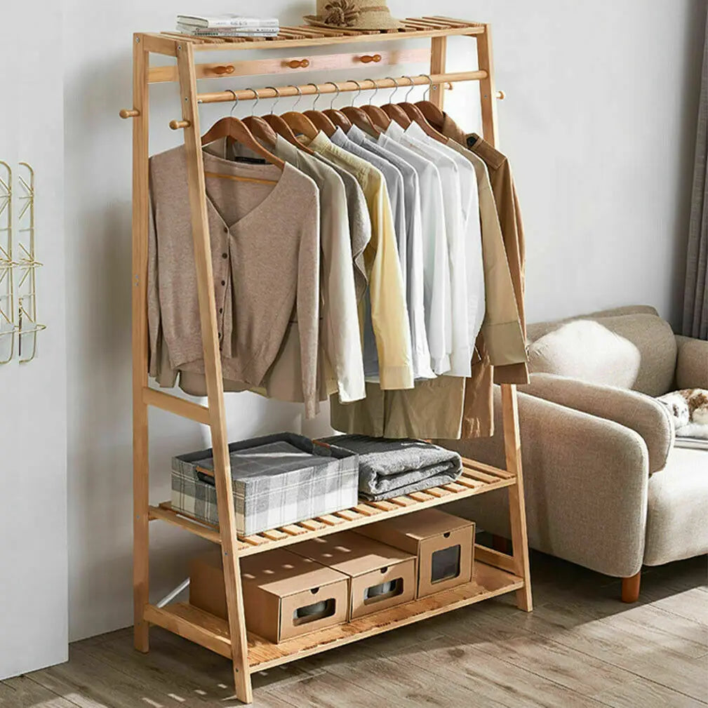 🧥 Appendiabiti in Bambù Wisfor – Design Moderno e Naturale per la Casa