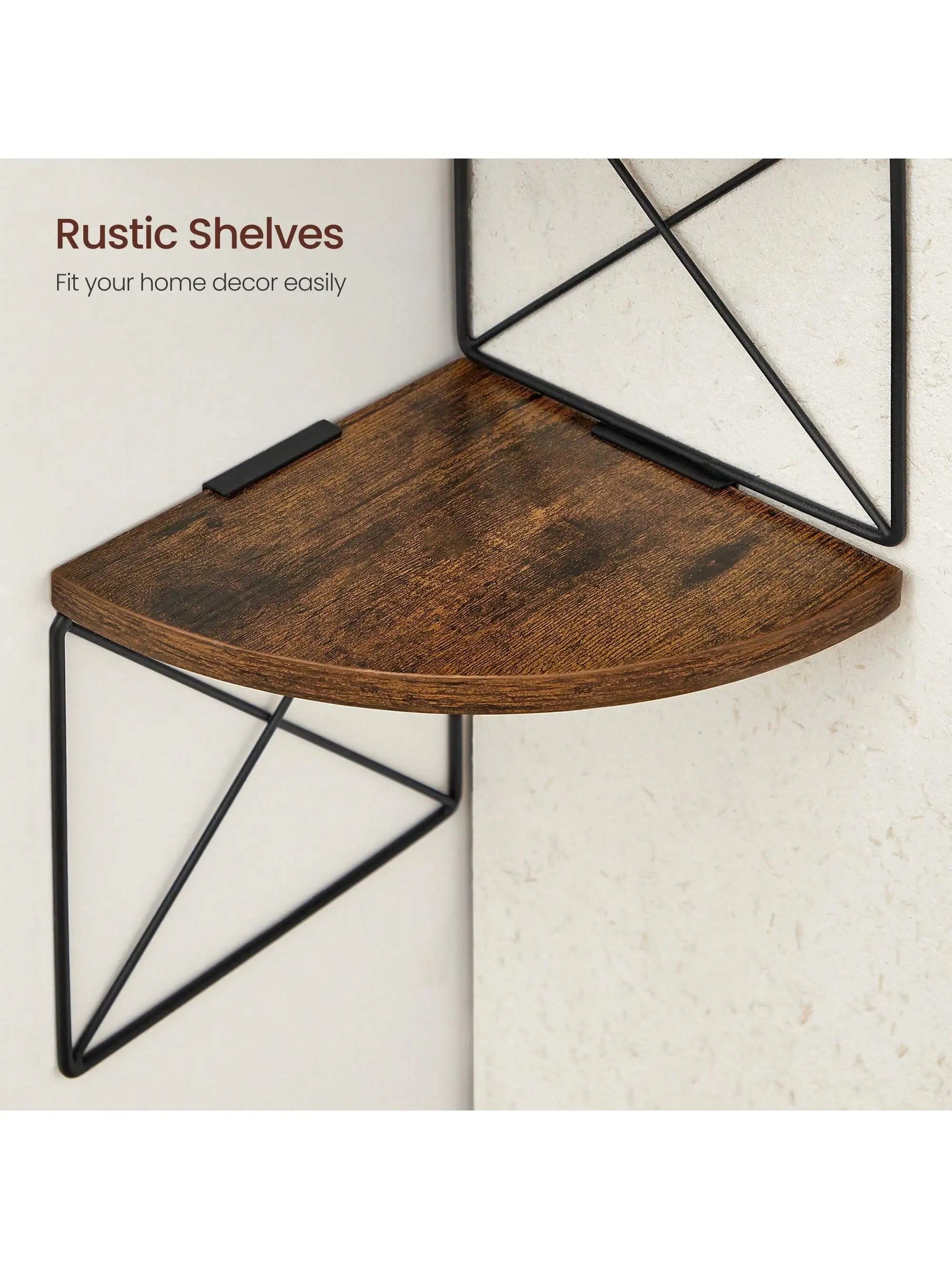 🪴 Mensola Angolare VASAGLE a 5 Ripiani – Design Industriale e Salvaspazio