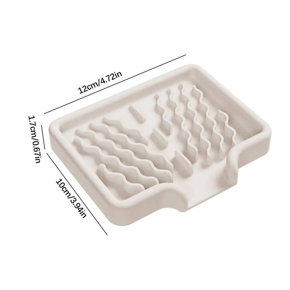 🧼 Portasapone in Silicone con Drenaggio – Organizer per Lavello e Bagno