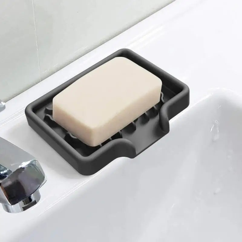 🧼 Portasapone in Silicone con Drenaggio – Organizer per Lavello e Bagno
