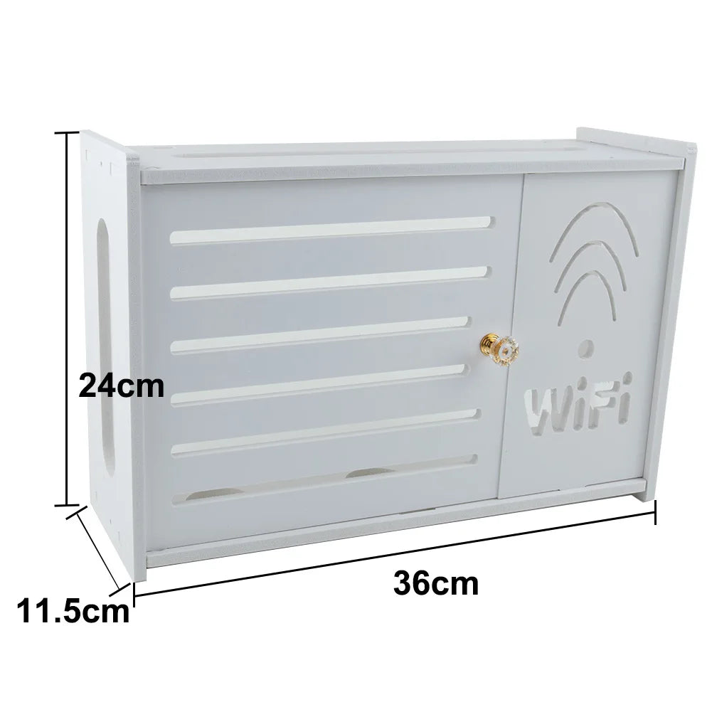 📦 Mensola Porta Router WiFi – Supporto da Parete con Design Ventilato