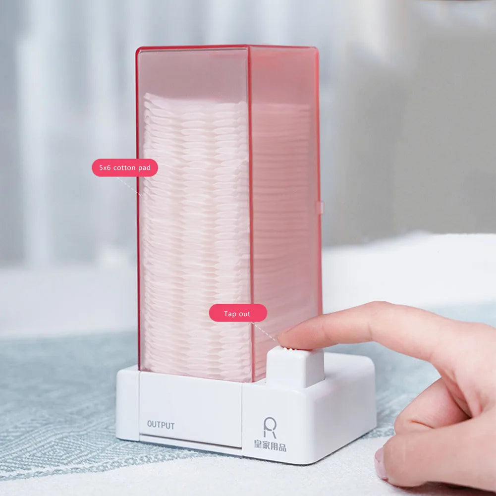 💖 Dispenser Automatico per Dischetti di Cotone – Organizer Cosmetico Moderno