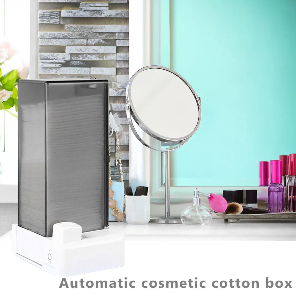 💖 Dispenser Automatico per Dischetti di Cotone – Organizer Cosmetico Moderno