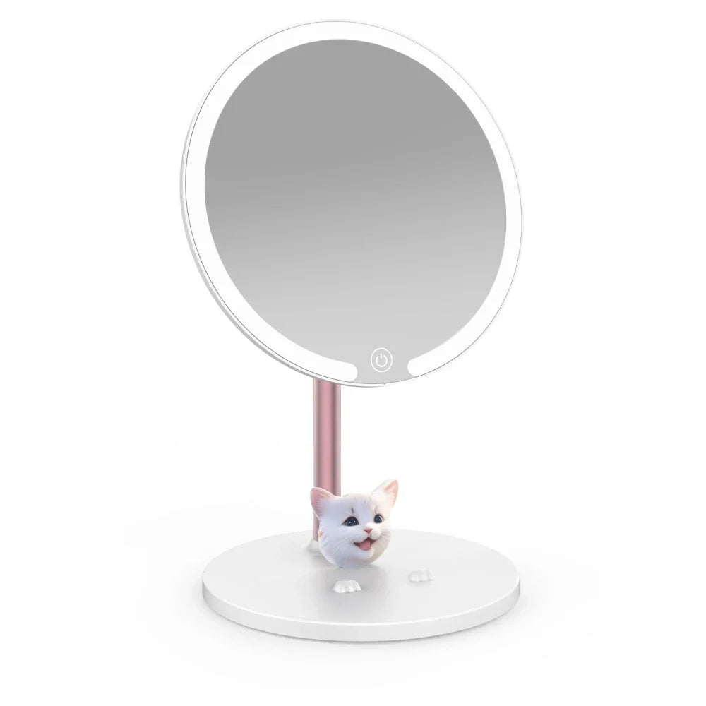 💡 Specchio Trucco LED con Ingrandimento – 3 Luci Regolabili Ricaricabile