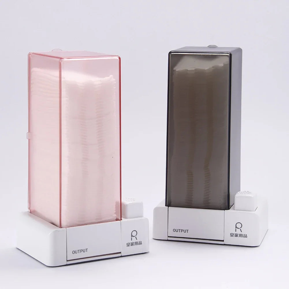 💖 Dispenser Automatico per Dischetti di Cotone – Organizer Cosmetico Moderno